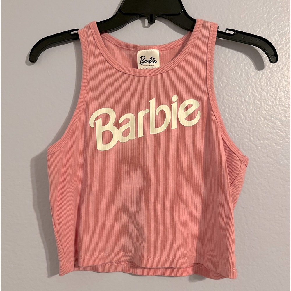 pink barbie tank top